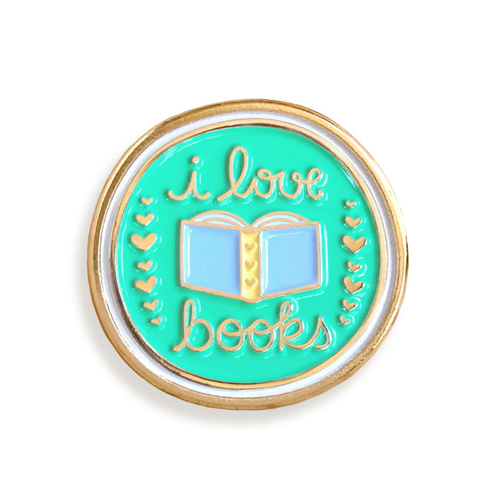 Book Club Book Buddies Wood Mini Bookmark + Pin Gift Set