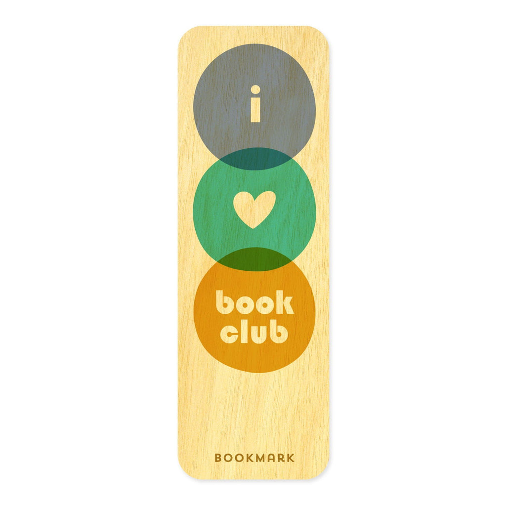 Book Club Book Buddies Wood Mini Bookmark + Pin Gift Set